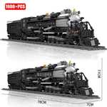 Конструктор локомотив  1в1 Lego железная дорога 1608 шт паровоз поезд