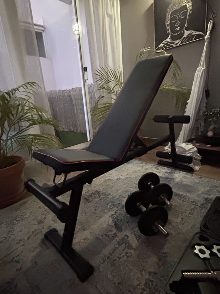 Banco de musculação como novo