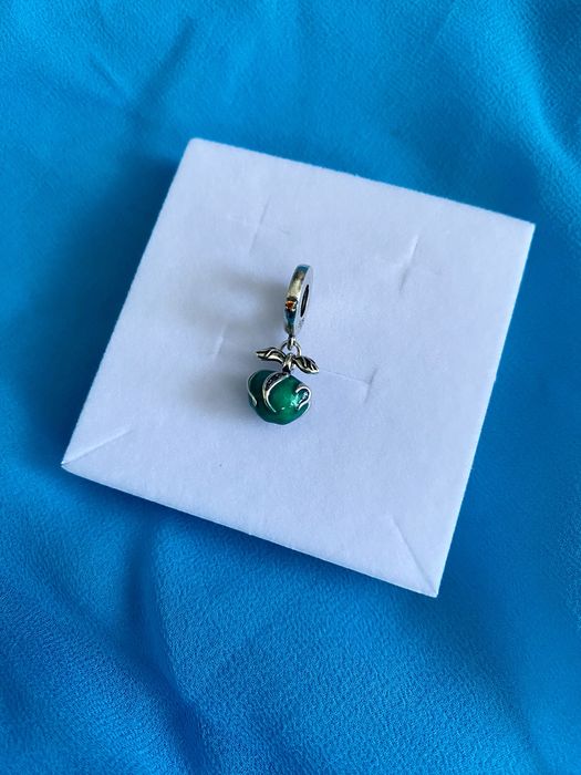 nowa fluorescencyjna zawieszka charms beads magiczne jabłko srebro 925