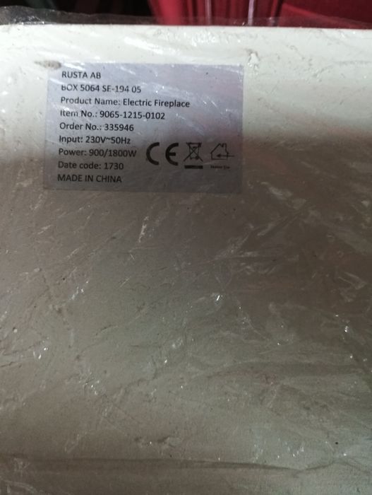 Piękny mały kominek