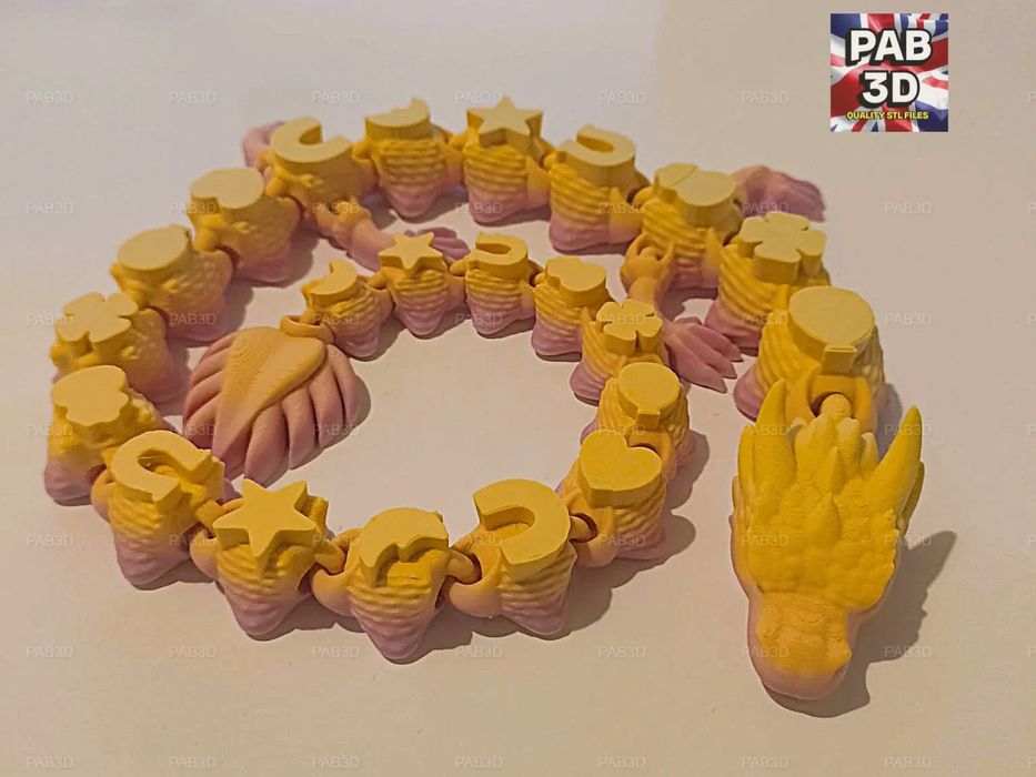 Dragão Articulado "Sorte e Proteção"