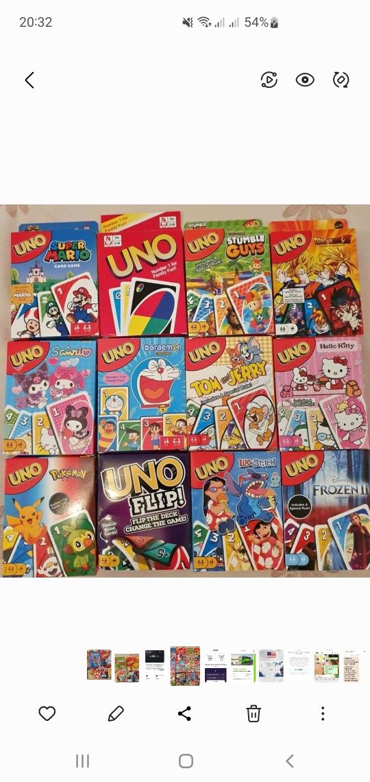 Cartas unos   varios modelos
