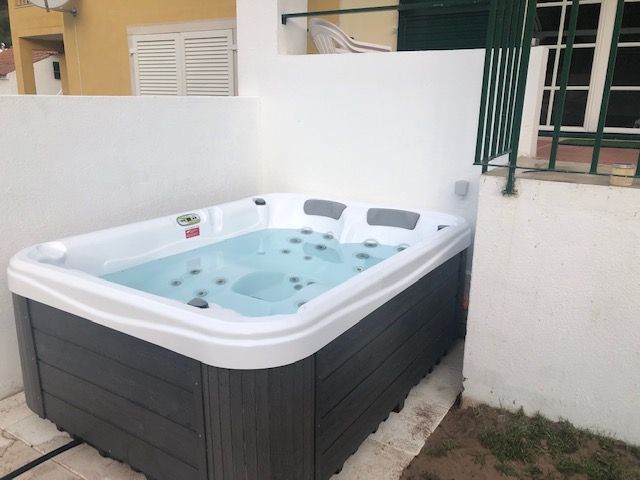 3 lugares spa Jacuzzi para o seu terraco ou varanda mergulho salgado