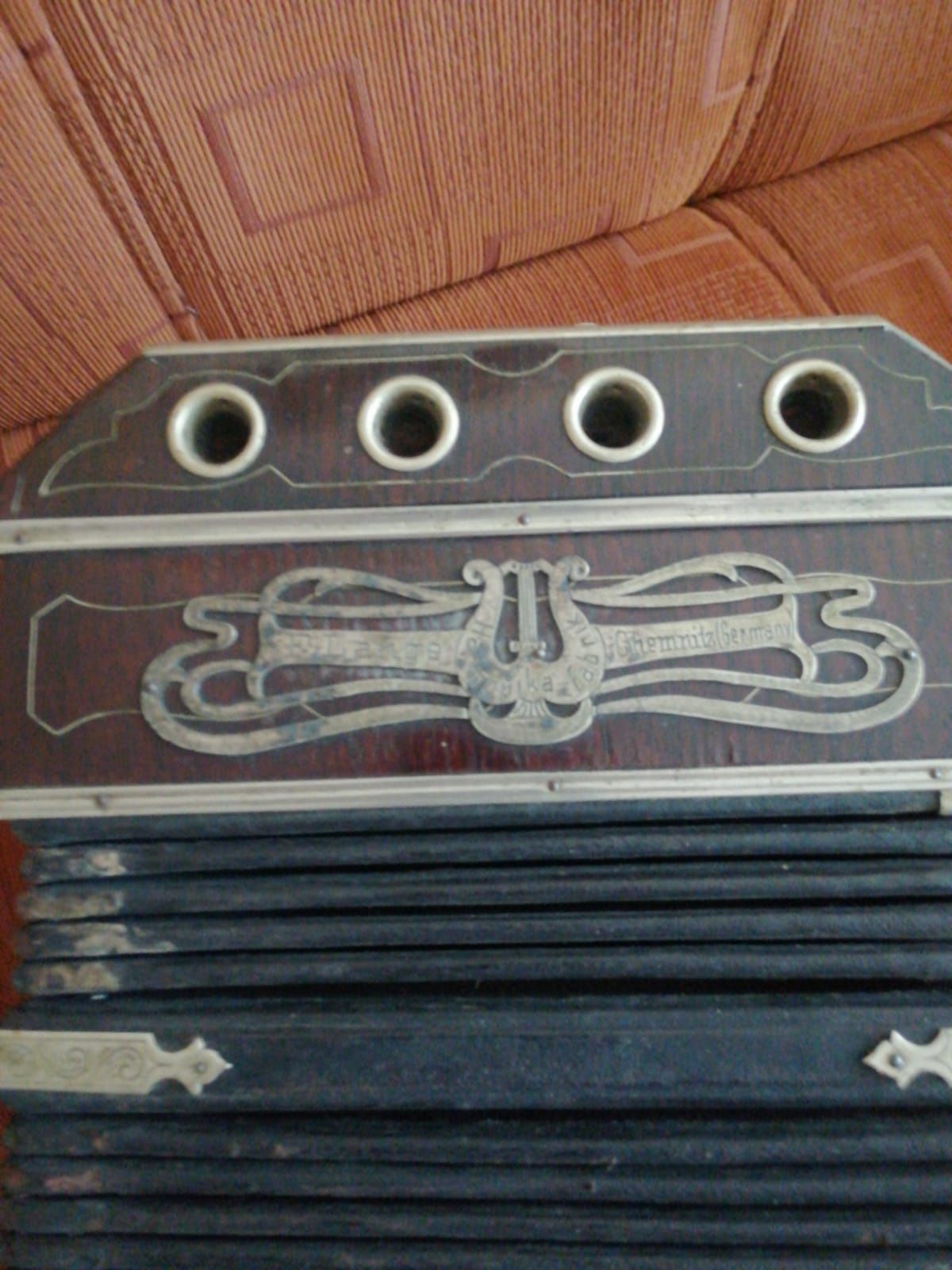 Bandoneon , zabytkowy instrument, F.Lange, Chemnitz, Germany