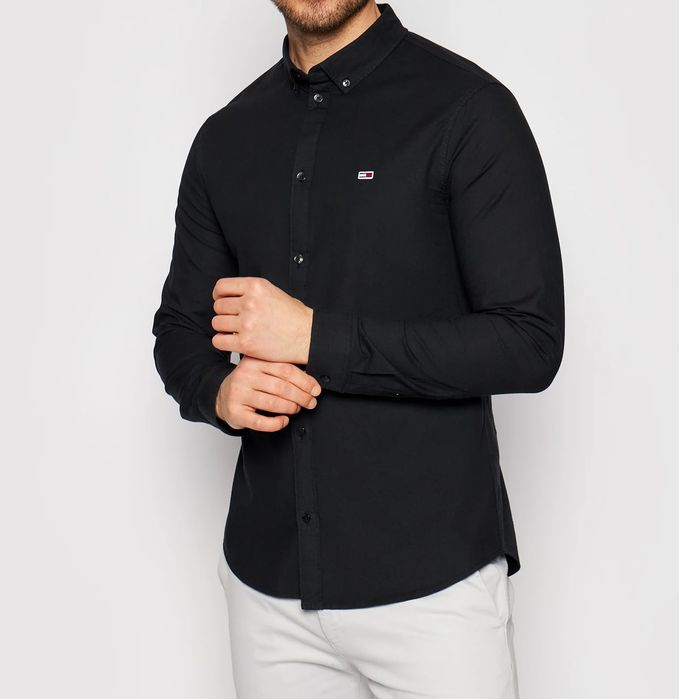 Koszula męska tommy hilfiger M Czarna Oryginał