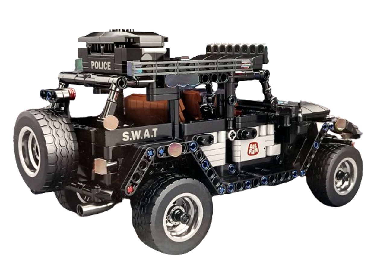 Klocki Elefun Special Unit Car - Jednostka SWAT
