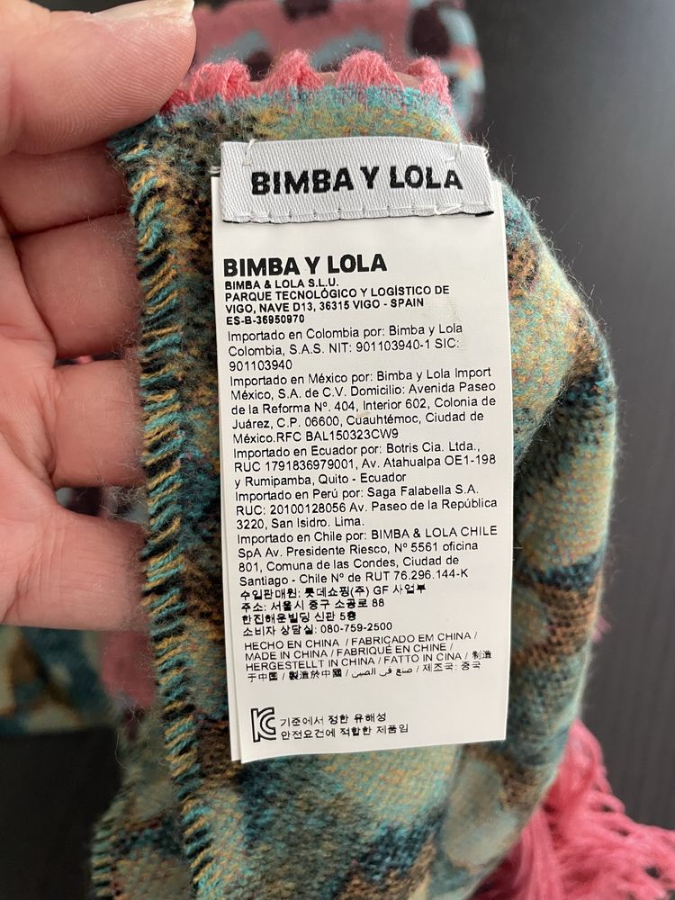 Cachecol quente Bimba y Lola
