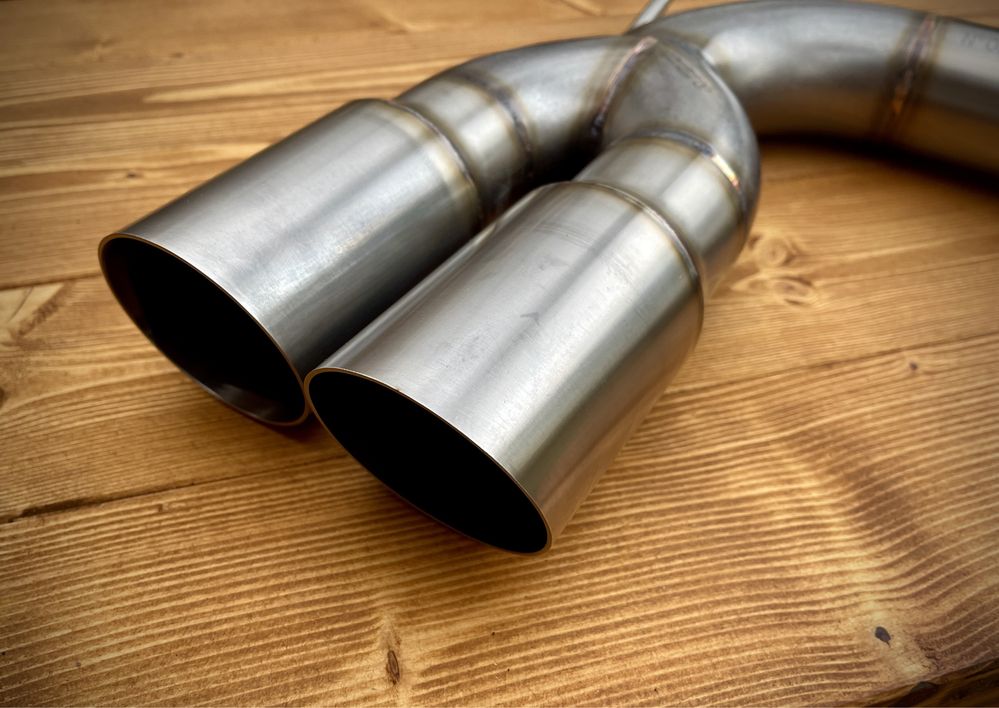 Straight pipe tlumik wydech koncowka Audi a3 8p s3 8p TDI