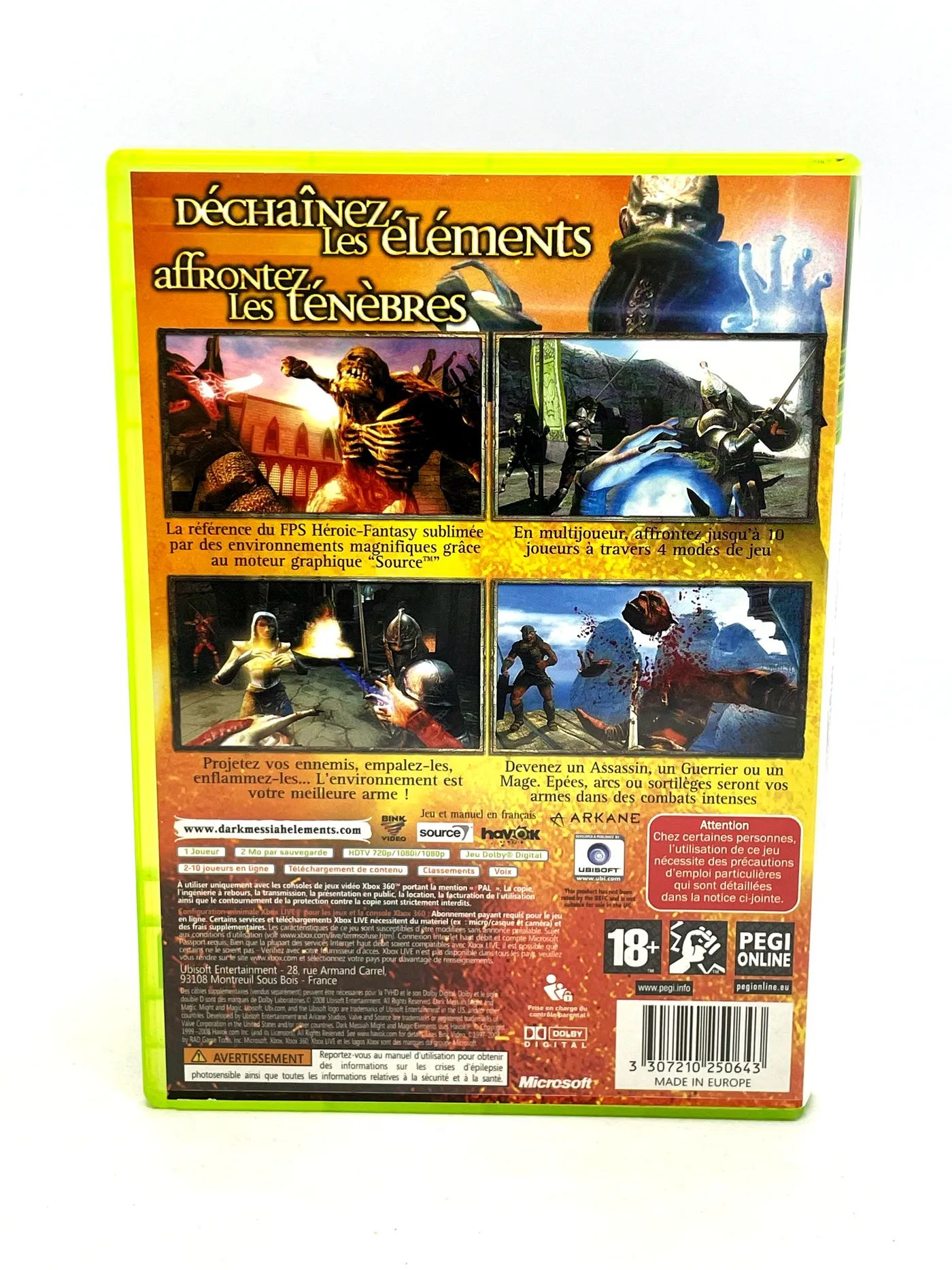 Dark Messiah of Might and Magic - Elements Xbox 360 Po Angielsku