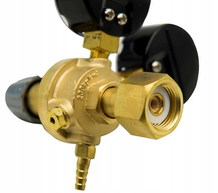 REDUKTOR spawalniczy CO2 dwutlenku węgla + argon Z DWOMA ZEGARAMI