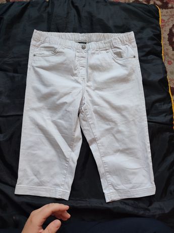 Białe spodenki szorty dżinsowe rozmiar 48