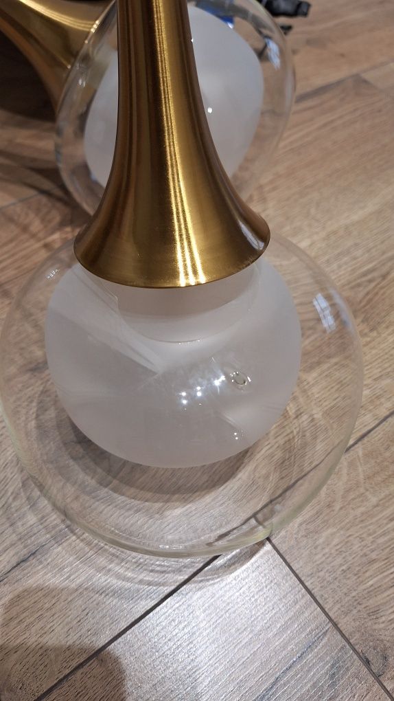 Lampa wiszaca Italux Konilla 3 punktowa G9 mosiadz