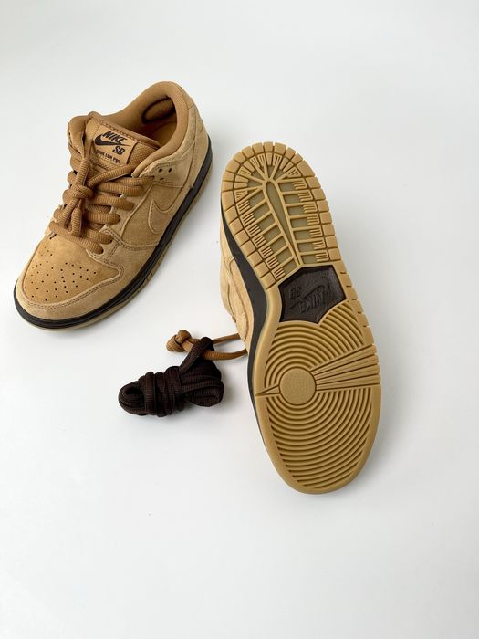 Оригинал Nike SB Dunk Low Wheat (BQ6817 204) оригинальние найк сб данк