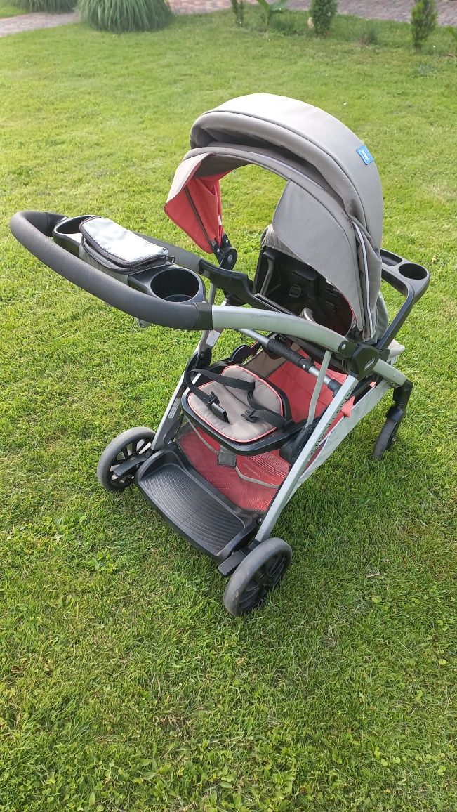 Wózek spacerowy chicco stroll in 2 ,  podwójny wózek