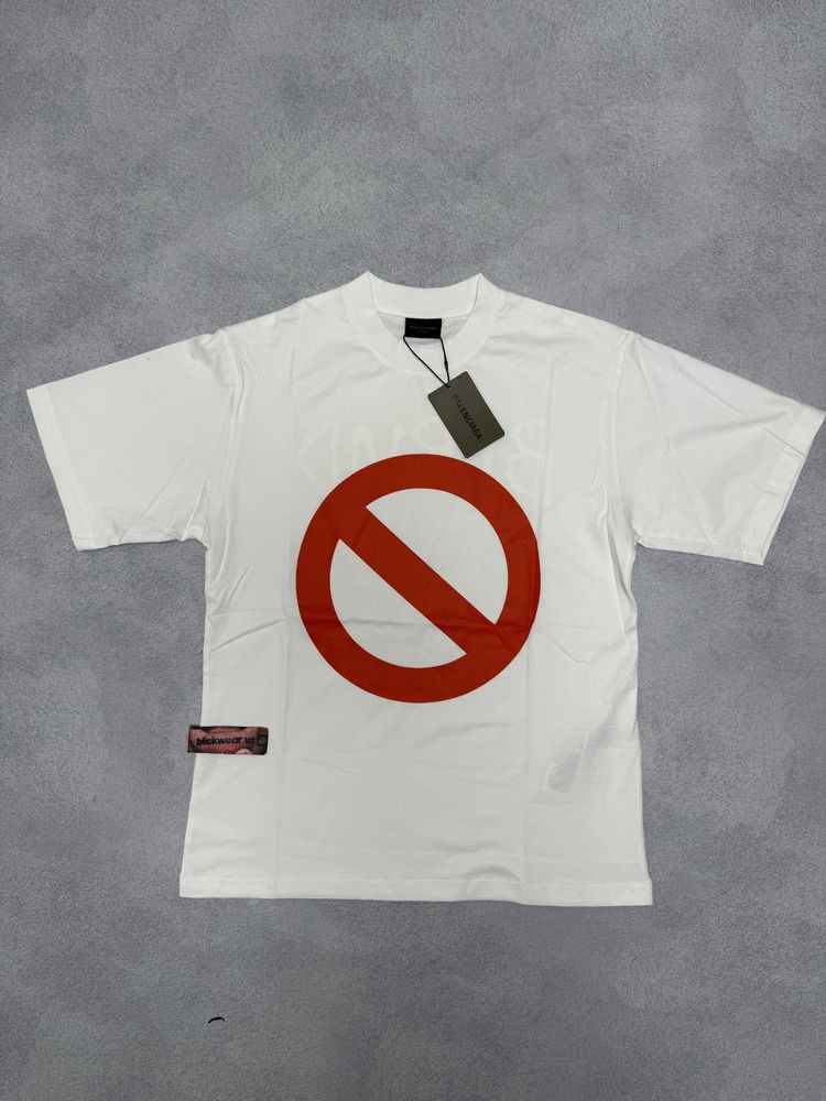 футболка Balenciaga Ai Bfrnd tee white S M L