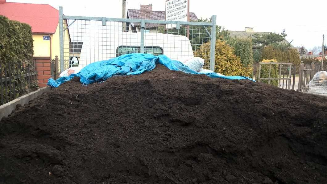 Ziemia ogrodowa, torf nawóz, kora sosnowa