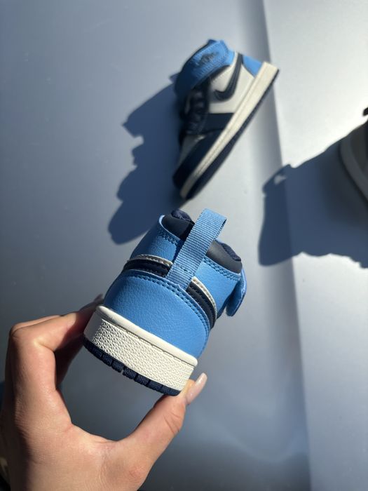 Дитячі ботинки Ni:ke Air Jordan Mid Blue White р.26-36