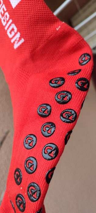 Meias de futebol Tapedesign Vermelhas