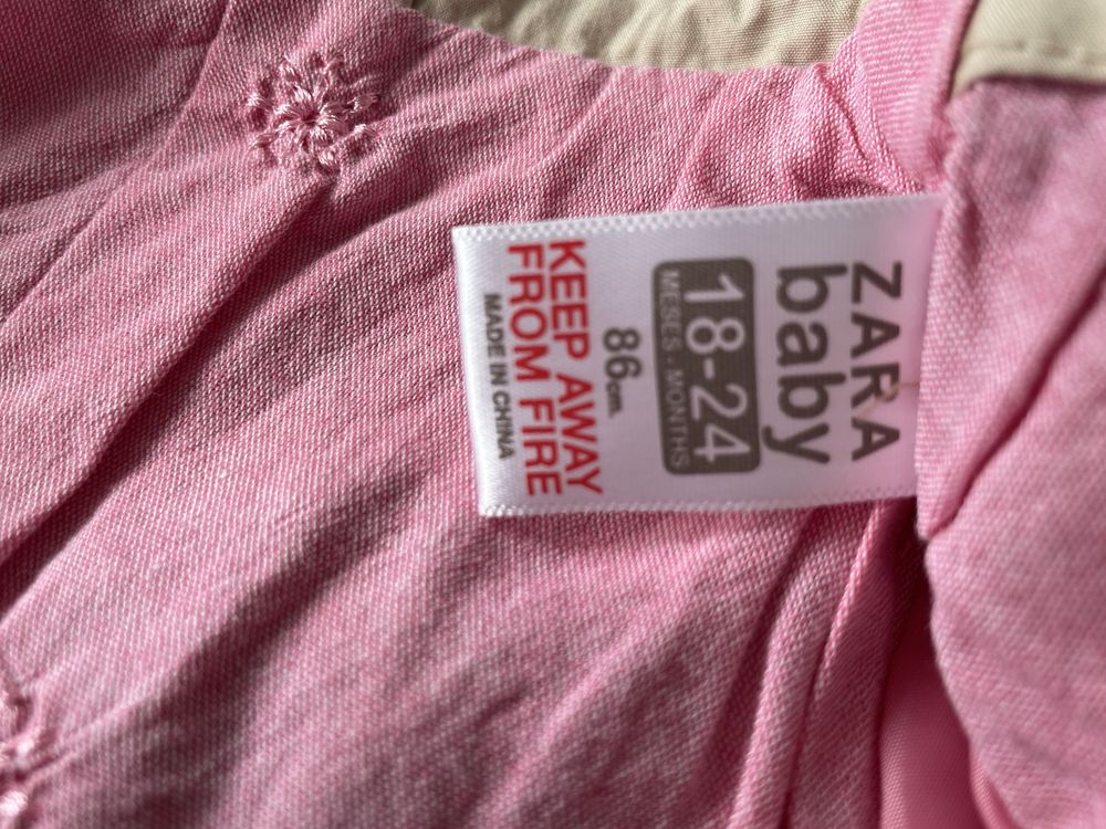 Płaszczyk, trencz dziecięcy Zara baby 86cm