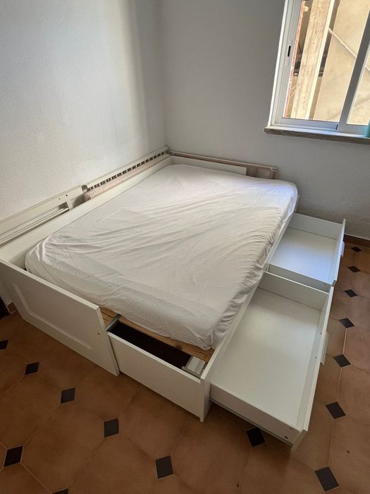 Cama premium com extensão