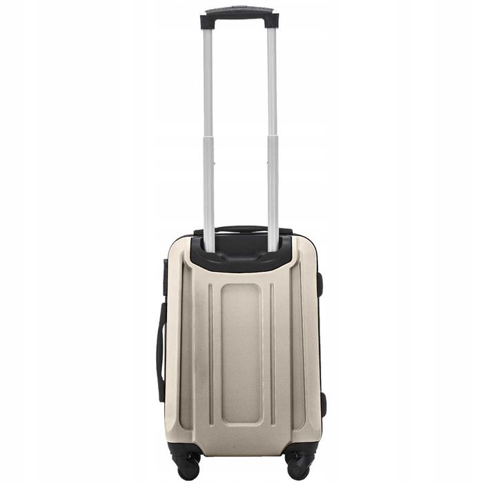 Walizka WINGS KESTREL Kabinowa 20" 38L ABS Na Szyfr 4 Kółka SZAMPAN