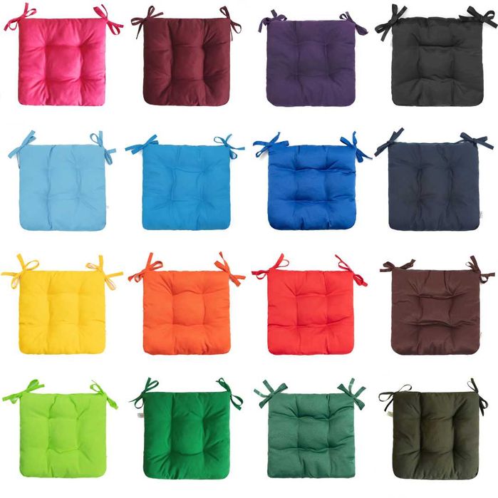 Подушки на стільці крісла табуретки кухонні та садові меблі