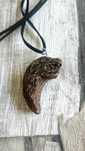 Duży wisior skandynawski wilk Fenrir kieł wikingów amulet talizman XL