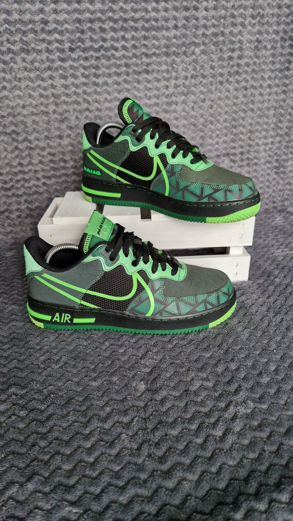 Nike Air Force 1 React QS Naija - rozm. 42,5 - sportowe buty AF1  MEN