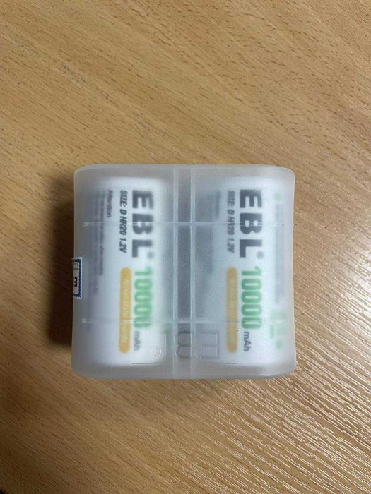 Акумуляторні батареї EBL HR20 D розміру 10000 мАг