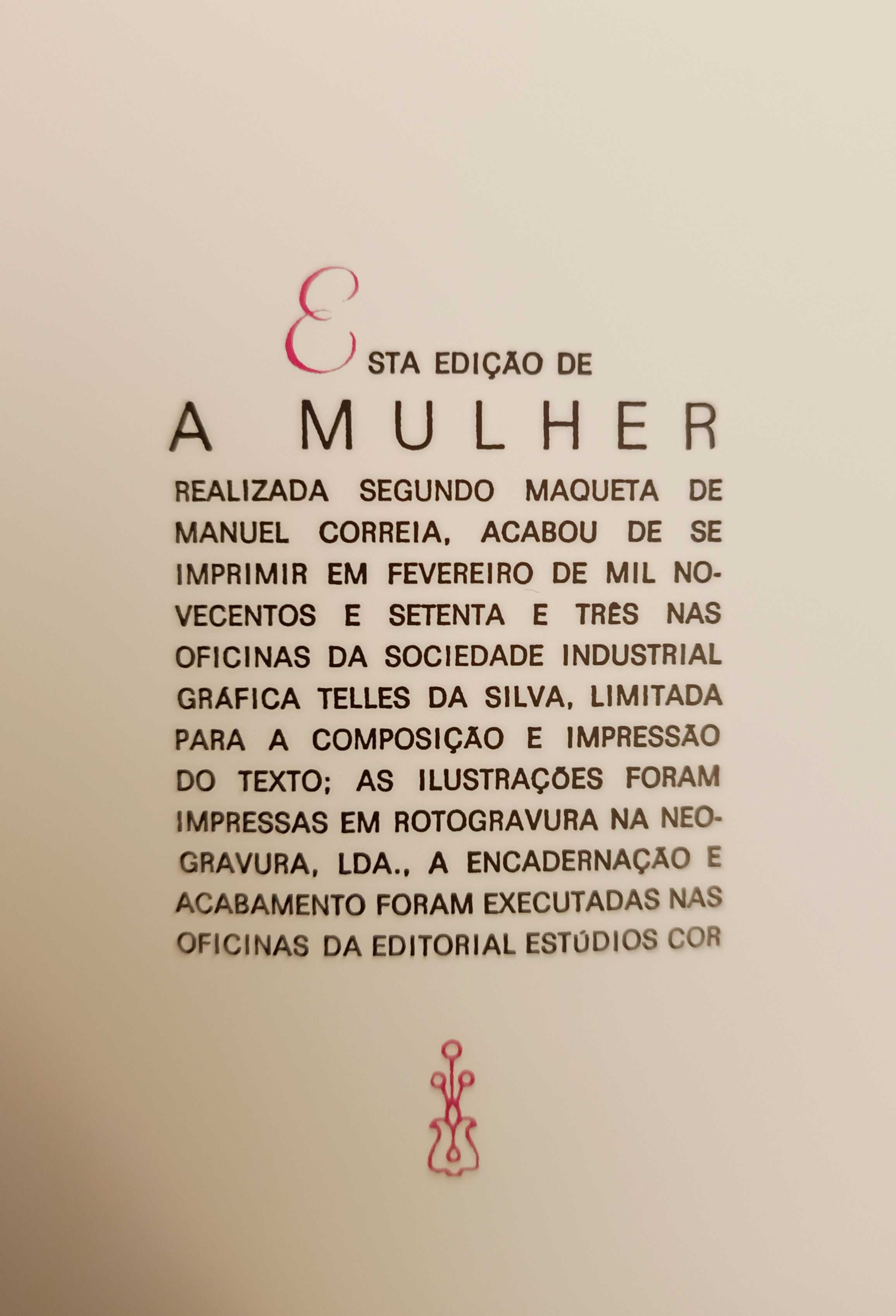 A Mulher - antologia Coord. Natália Correia