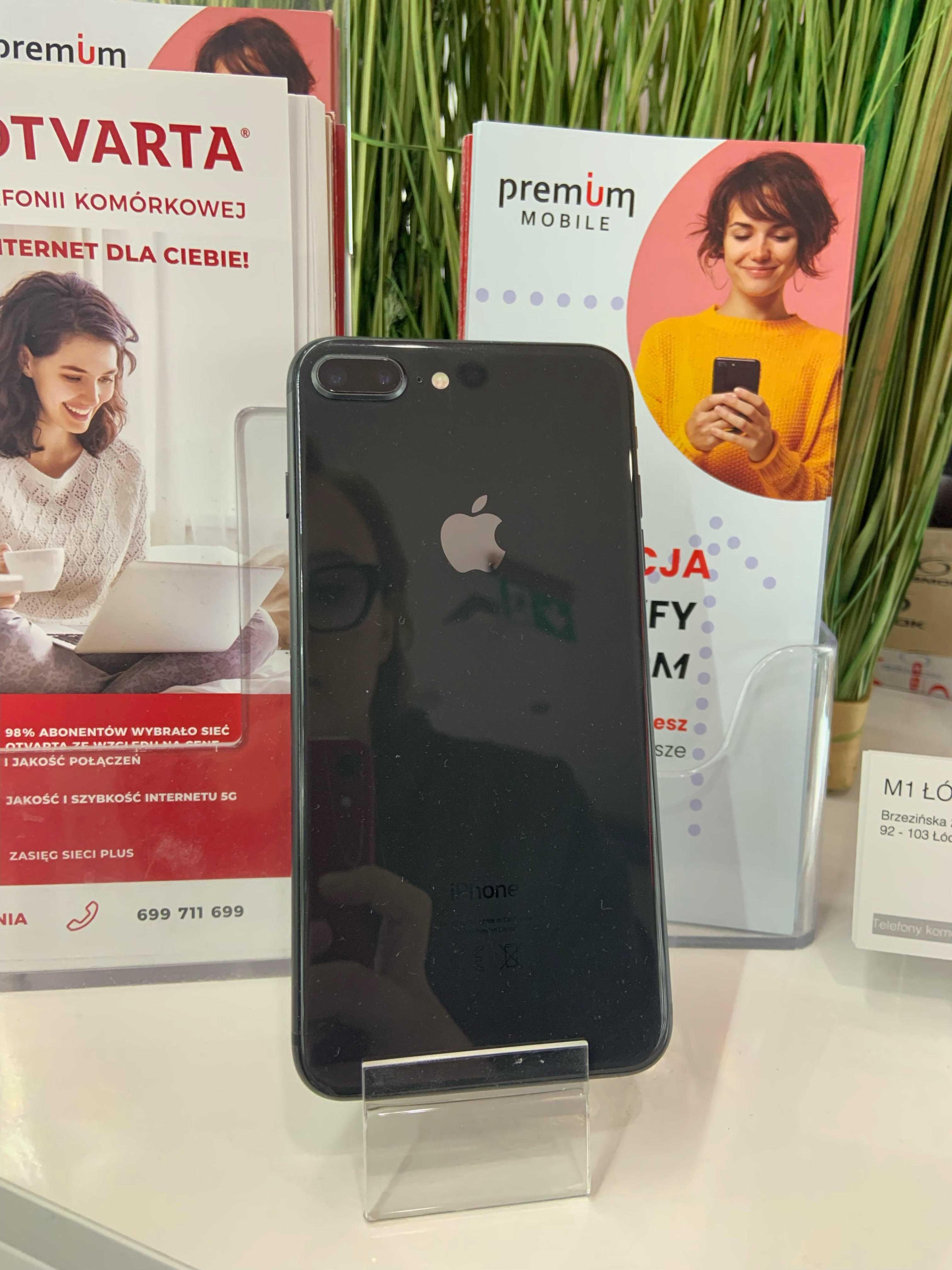 Telefon IPhone 8+ , 3m-ce gwarancji ;