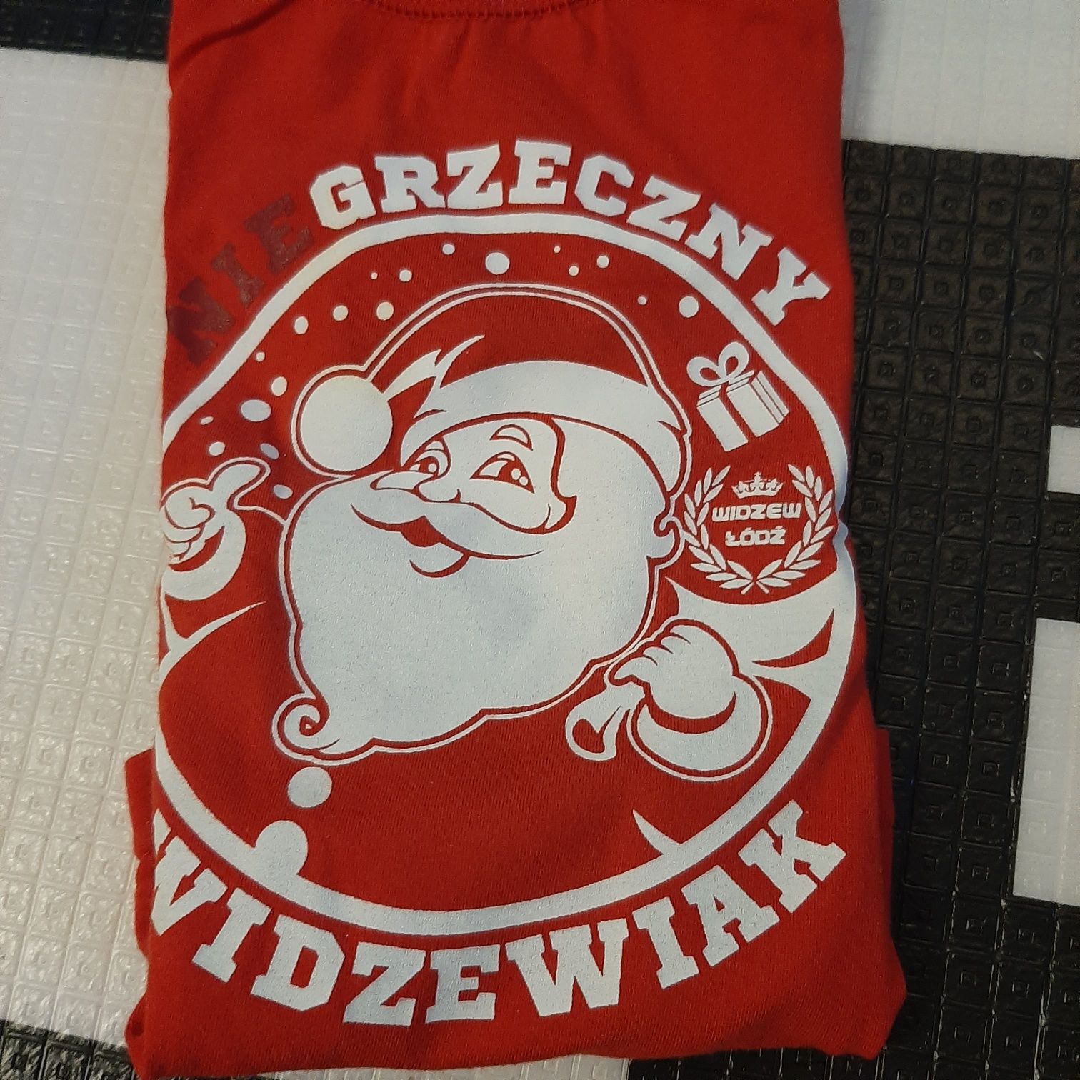 Koszulka świąteczna Niegrzeczny Widzewiak 80/86 widzew Łódź