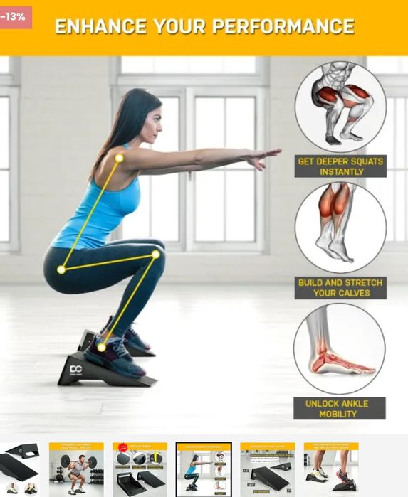 Rampa/ Squat wedge - Double Circle