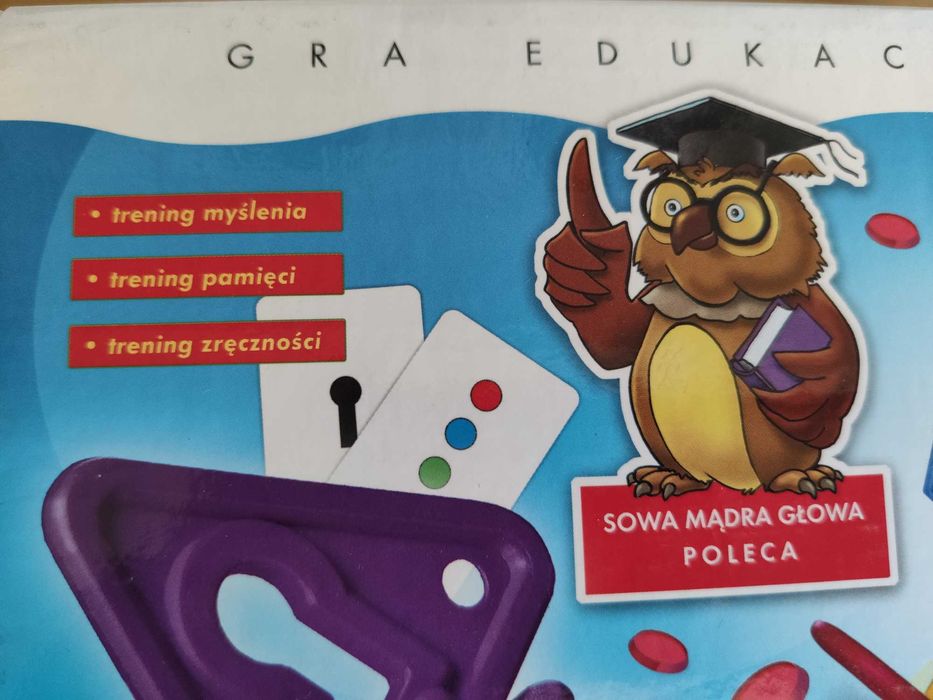 Gra Edukacyjna KLUCZ i UCZ SIĘ Sowa mądra głowa