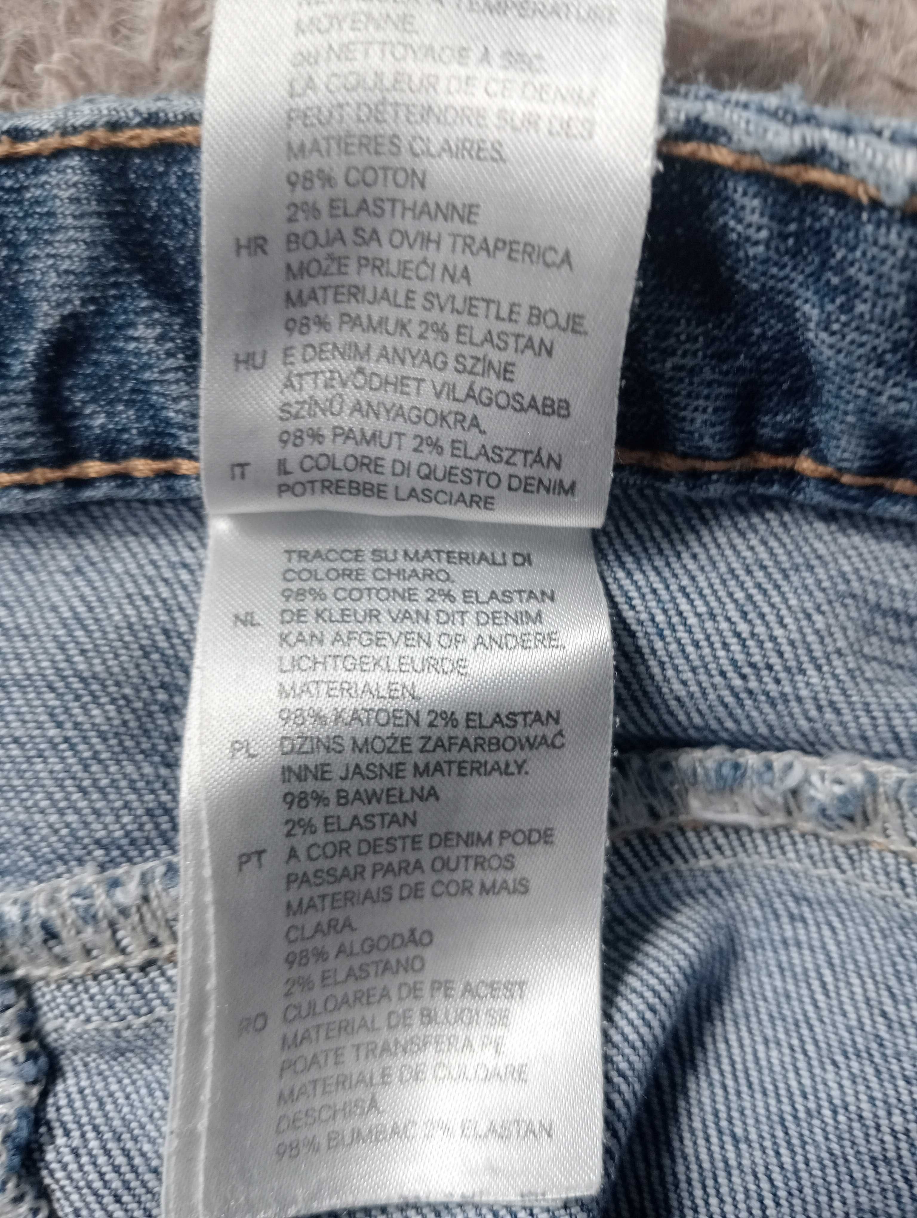 Spódnica damska jeans niebieski H&M 42/L/14