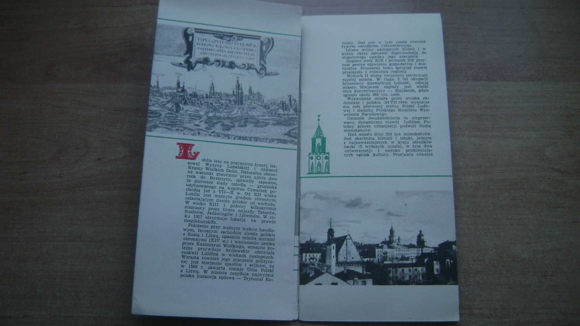 Starocie z PRL - Lublin = Informator Turystyczny 1967r.