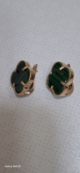 Серьги  золото 585 проба