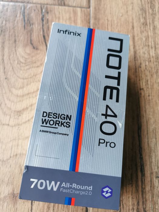 Infinix note 40 pro 12/256gb bmw nowy 22.08.25r