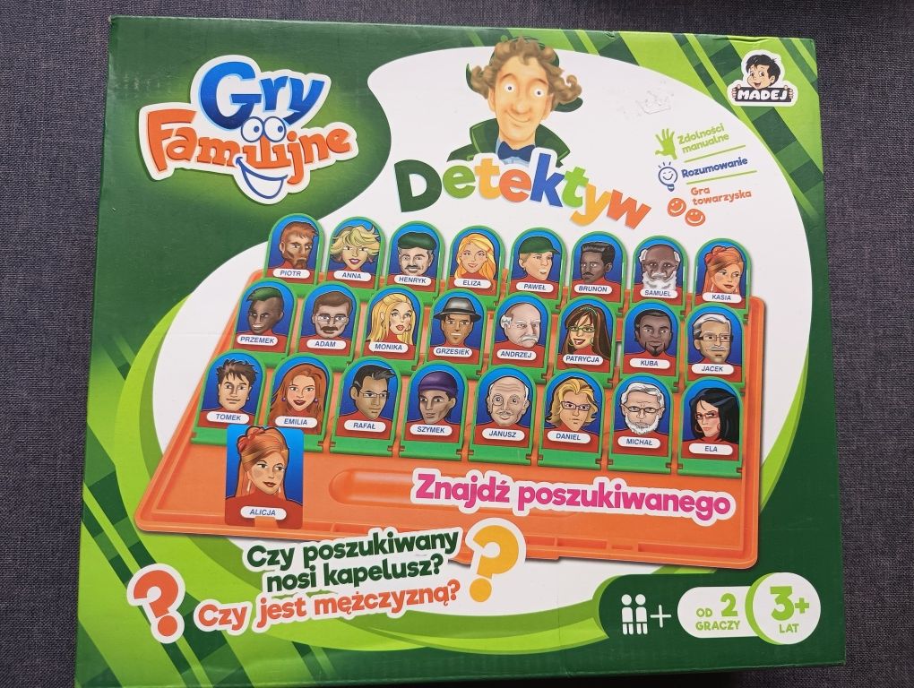 DETEKTYW rodzinna gra planszowa