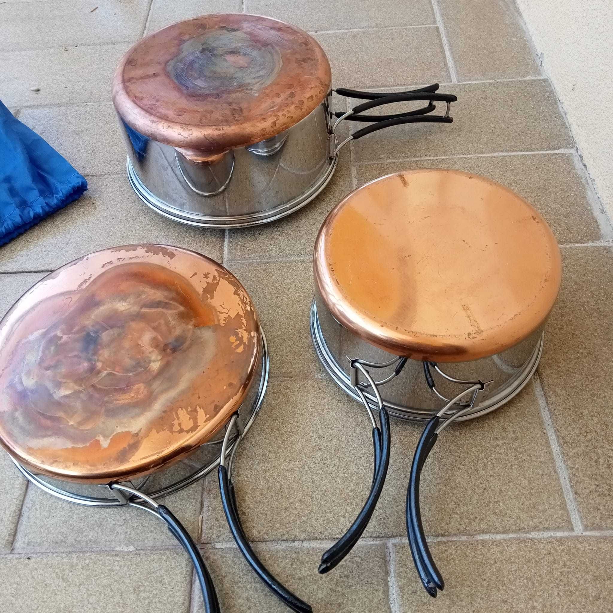 conjunto marmitas camping, caminhada, randonnée, treck