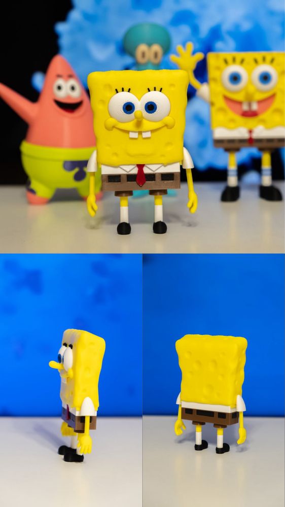 3D-фігурки «Губка Боб Квадратні Штани» Spongebob
