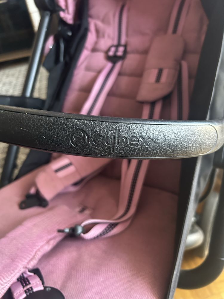 Cybex spacerowka Eazy s+2 lekka do samolotu rozowa