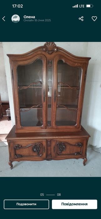 Кутова швфа комод шафа сервант меблі з Бельгії