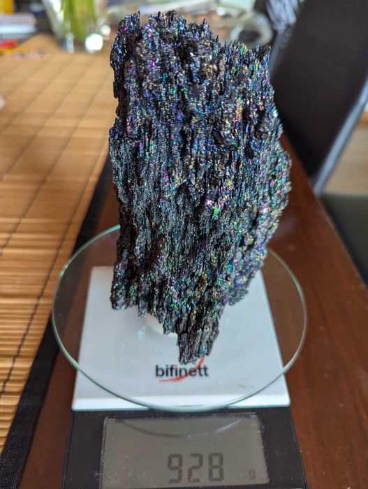 Carborundum - Cristal de Carboneto de Silício Arco-íris - 928g