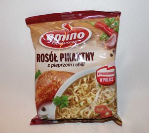 Zupa Amino zupka chińska rosół pikantny kurkowa grzybowa