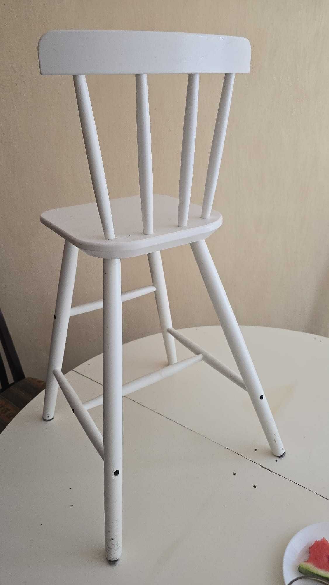 Wysokie krzesełko dla dziecka Ikea Agam