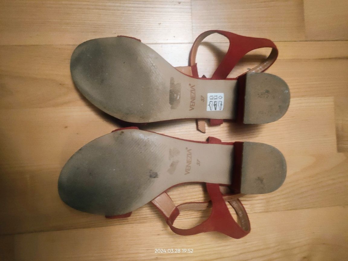 Czerwone sandały Venezia 37 38