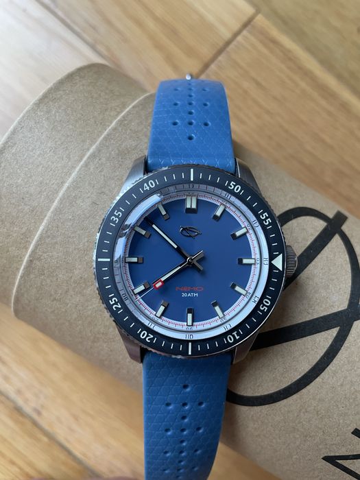 Zegarek microbrand HKED/EMG NEMO miyota 90S5 skin diver 40mm