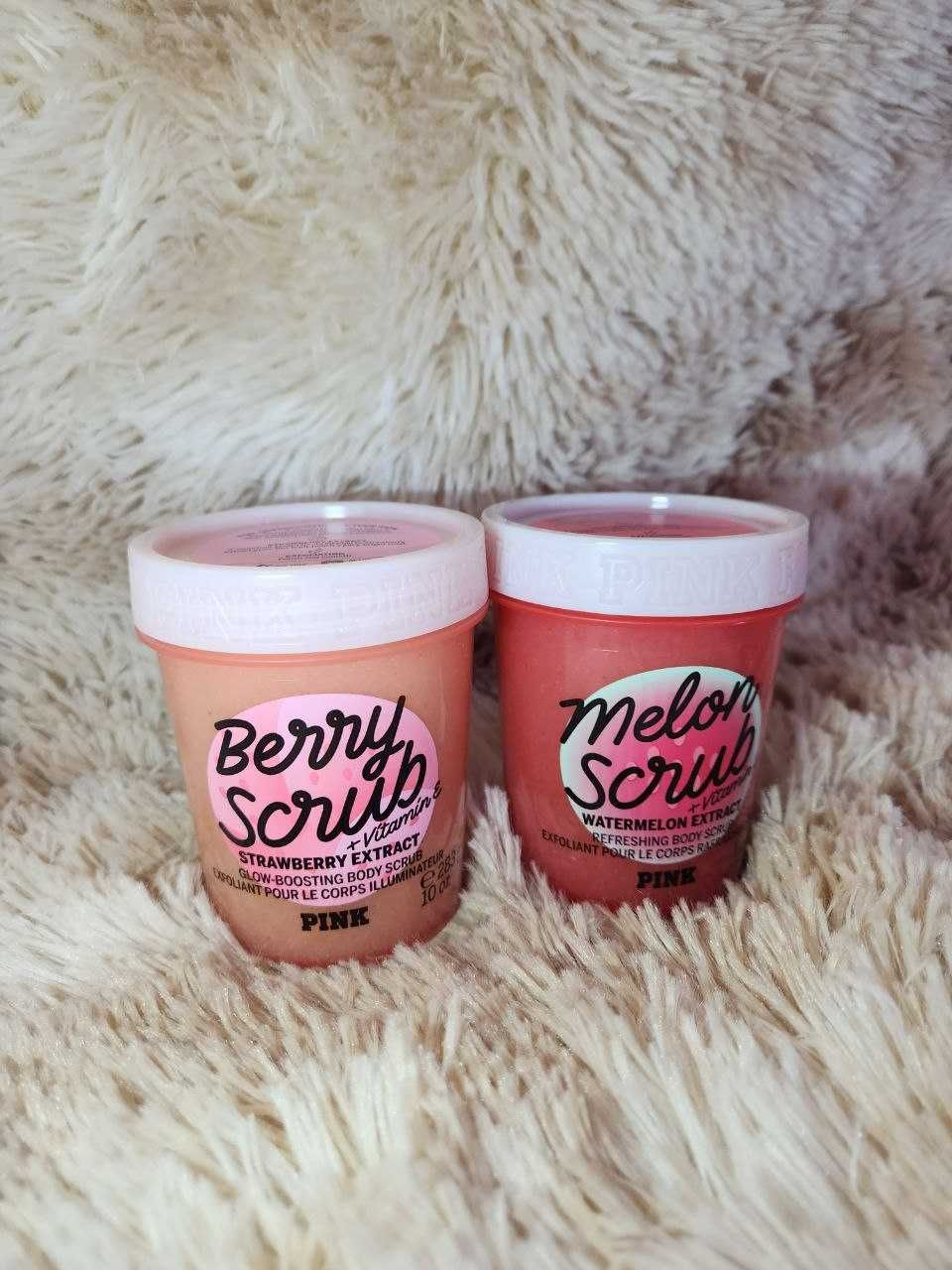 Скраб жіночий victoria's secret pink superfruit body scrubs для тіла