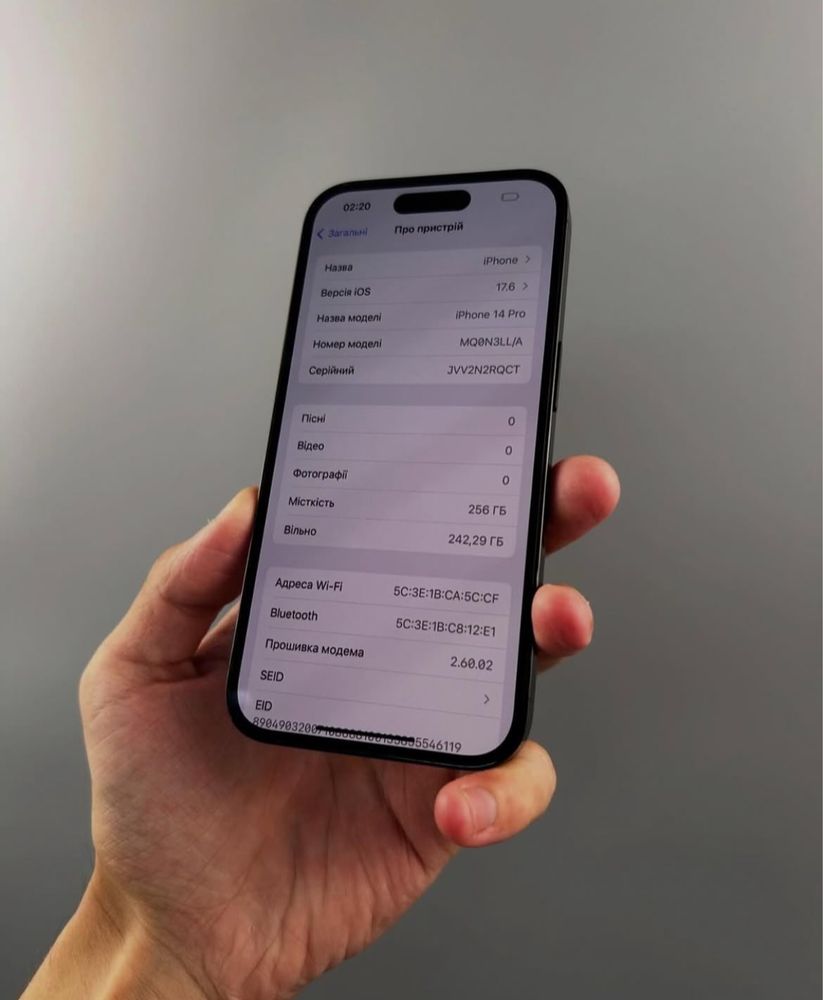 Iphone 14 Space Black 256gb neverlock